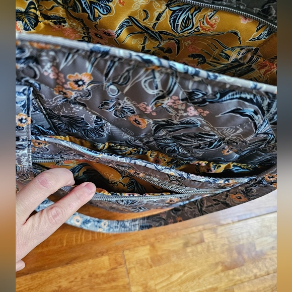 Vera Bradley 4 PIECE SET Rain Forest Toile Travel Bag - Picture 9 of 16